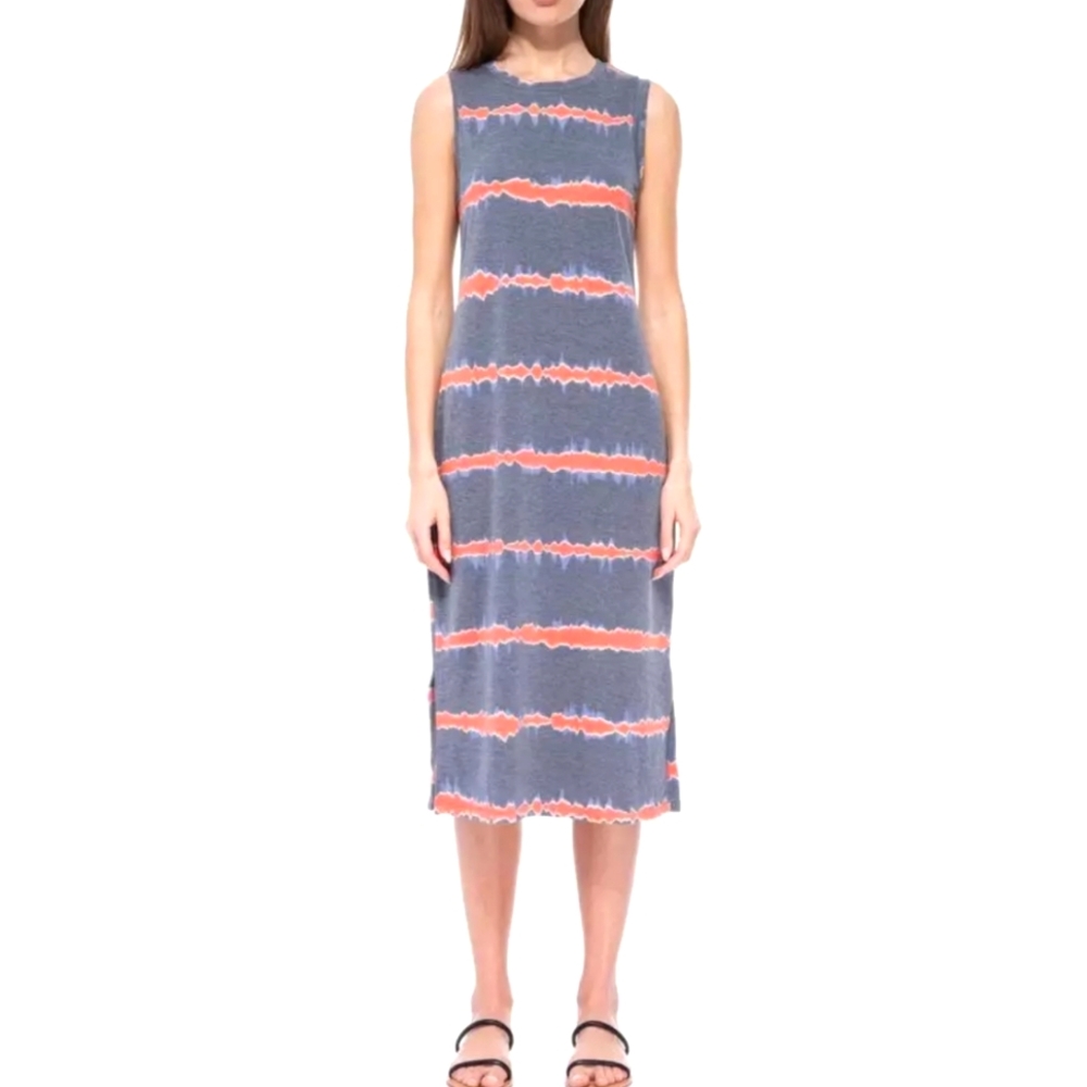 NWOT L Midi Bobeau Tank Dress with Side Split, Summer Beachcore Casual Vibes